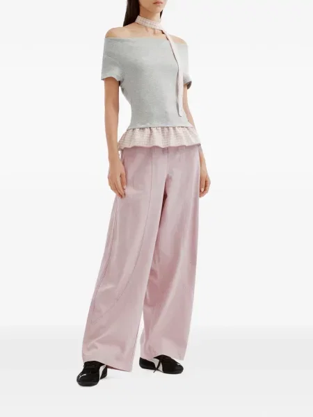 Pantaloni Mini Cream roz