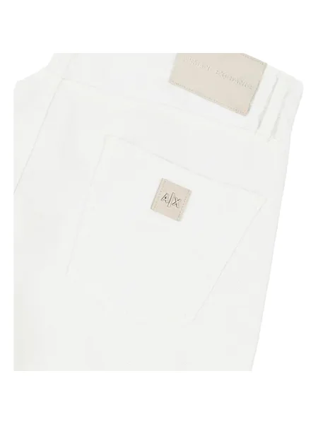 Pantaloni Eax alb