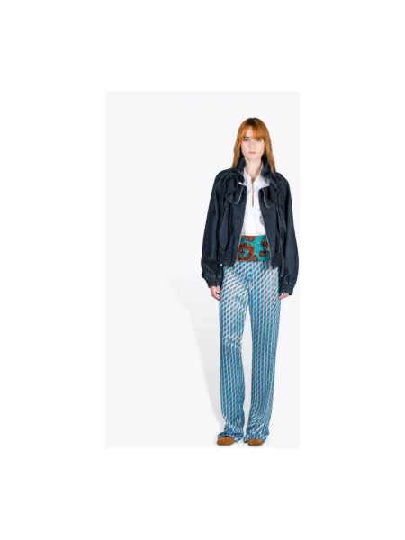 Kurtka jeansowa Dries Van Noten niebieska