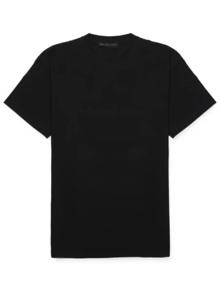 Тениска Low Brand с кръгло деколте черно