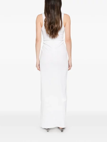 Kostiumas maxi maxi suknele Sportmax balta