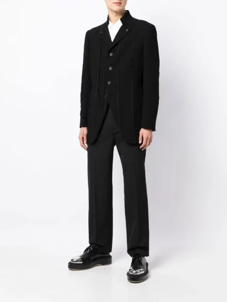 Ilgas švarkas Yohji Yamamoto juoda