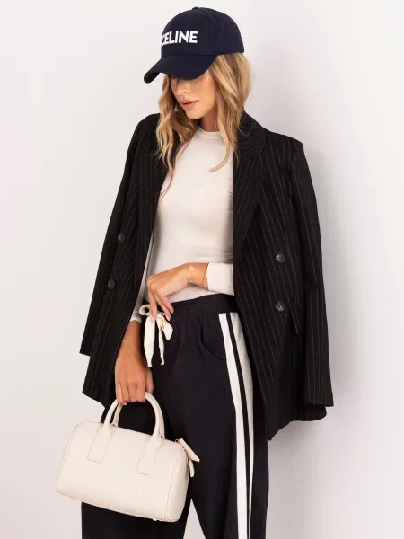 Hlače Italy Moda crna