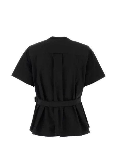 Cu centură tricou Sacai negru