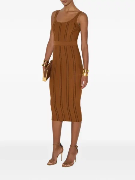 Rochie Elisabetta Franchi tricotate maro