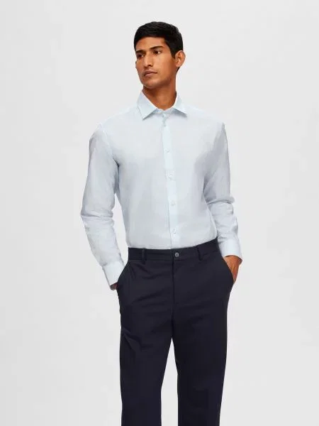 SELECTED HOMME Košulja SLHSoho svijetloplava / bijela