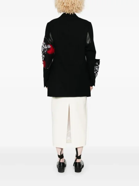 Geacă Yohji Yamamoto de lână negru