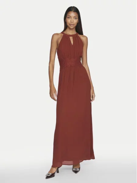 Večerna obleka Vila rjava