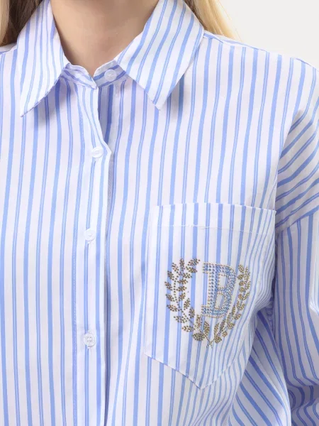 Сорочка Roberta Biagi блакитна
