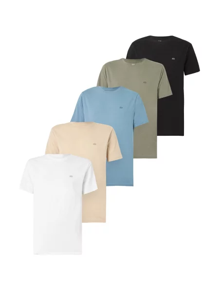 GAP Majica EVERYDAY bež / siva / kaki / črna bela