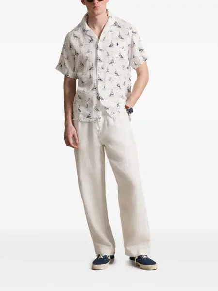 Gulerat șosete Polo Ralph Lauren de lână cu dungi negru