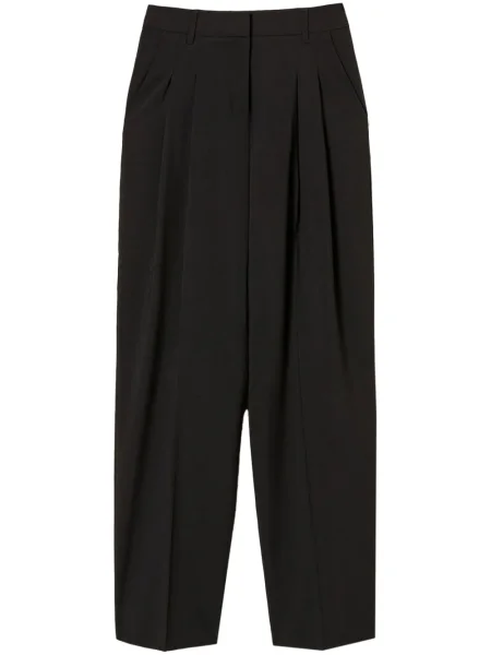 Pantaloni Twinset plisate negru