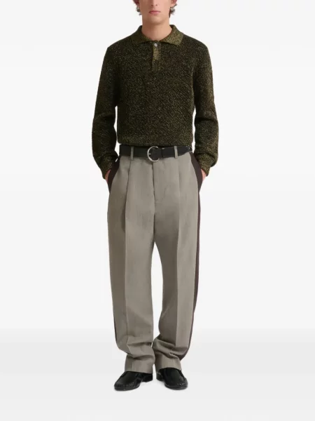 Pantaloni Marni de lână gri