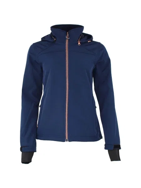 Geacă Peak Mountain softshell albastru