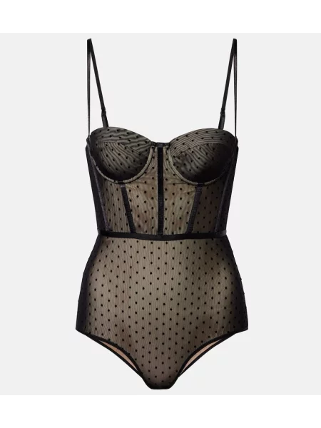 Body Zimmermann cu buline plasă negru