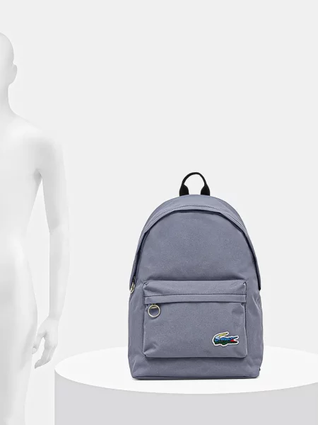 Однотонный большой рюкзак Lacoste