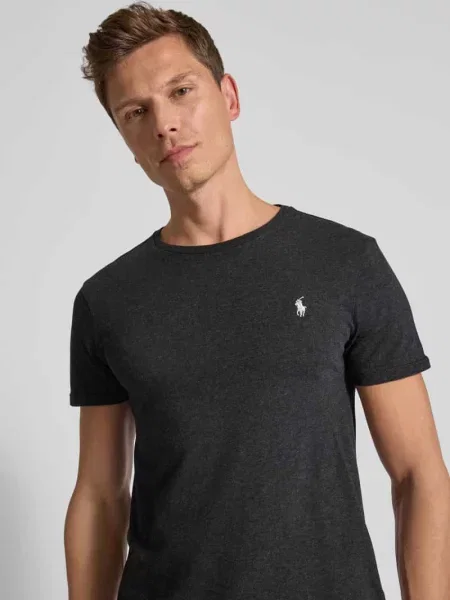 Polo Ralph Lauren T-shirt gładki czarny