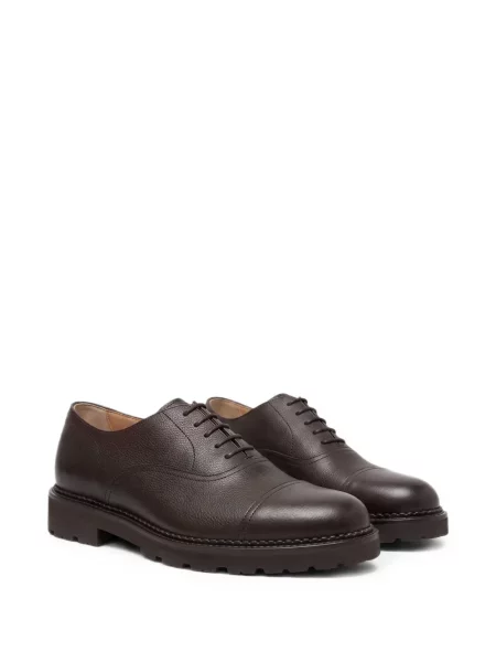 Oxford Scarosso din piele maro