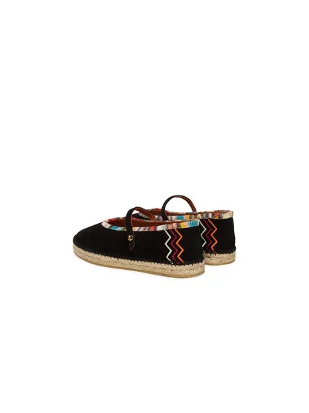 Espadrile M Missoni Lola črna