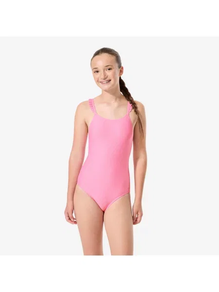 Stroj jednoczęściowy dziecięcy Decathlon różowy