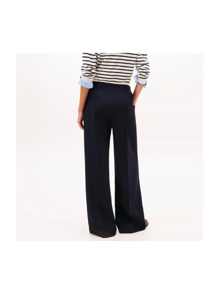 Pantaloni Tommy Hilfiger albastru