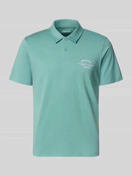 Koszulka polo z nadrukiem z logo model BRANDON' Jack & Jones