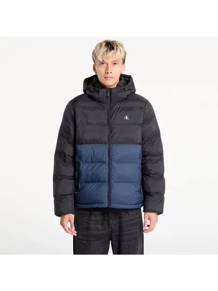 Jacheta Calvin Klein Jeans Ls Color Bock Jacket Black S negru