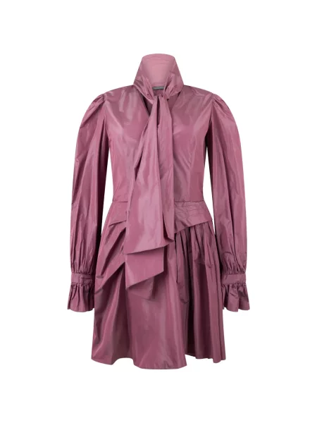 Rochie mini Alberta Ferretti cu funde roz