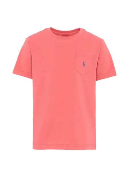 Koszulka polo dziecięca Polo Ralph Lauren różowa