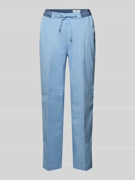 Spodnie materiałowe o kroju wide fit w długości model Sue' Toni