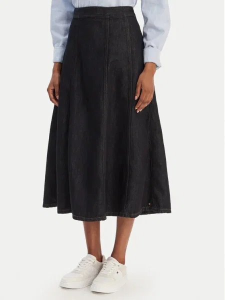 Tommy Hilfiger Fustă de blugi Bleumarin