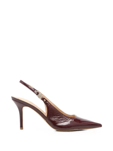 Pantofi cu toc Guess slingback roșu