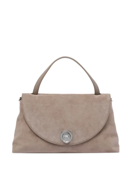 Geantă shopper Coccinelle din piele de căprioară