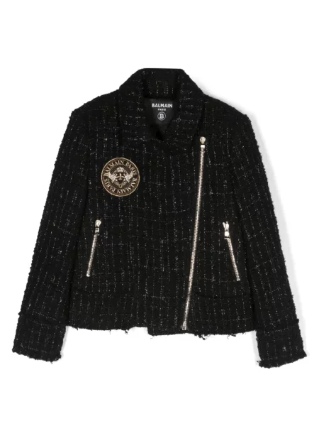 Kurtka dziecięca Balmain czarna