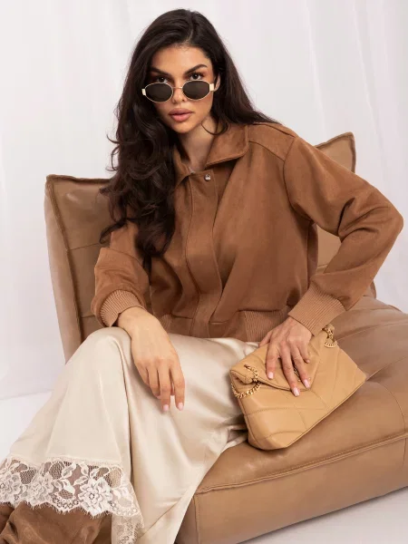 Jakna Italy Moda smeđa