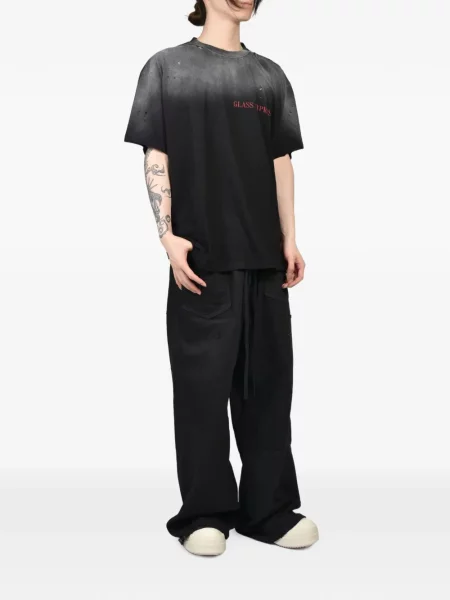 Tricou Glass Cypress zdrențuiți negru