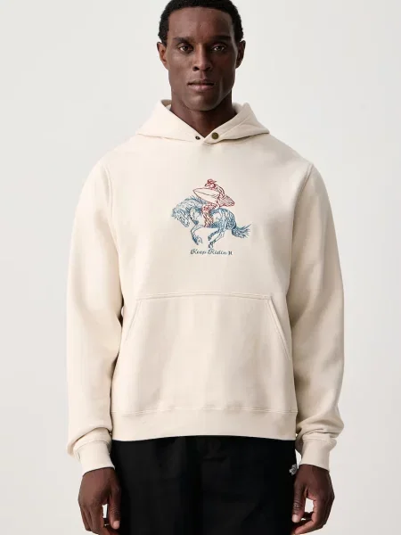 Hurley hanorac cu glugă pentru bărbați cu Outlaw Snap bej