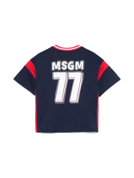 Koszulka dziecięca Msgm niebieska