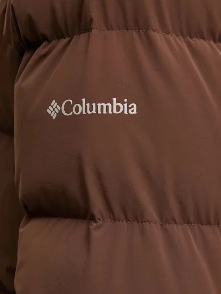 Пуховик Columbia коричневый