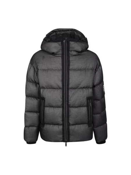 Kurtka puchowa Dsquared2 z kapturem czarna