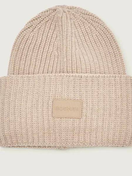 Bogner Căciulă LAHRA cu adaos de lână și cașmir bej