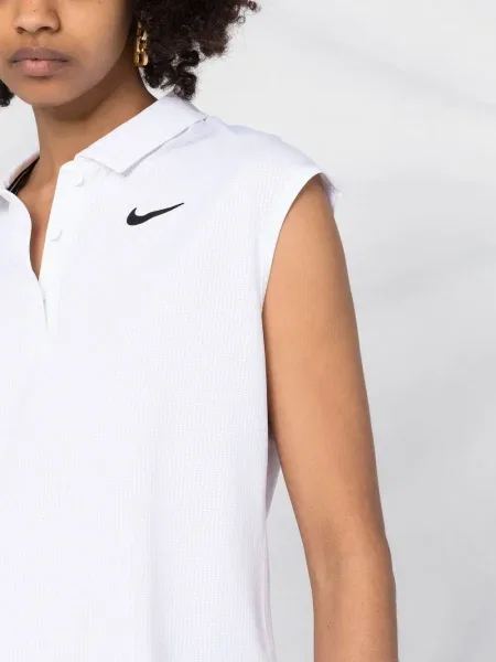 Tricou polo Nike tenis alb