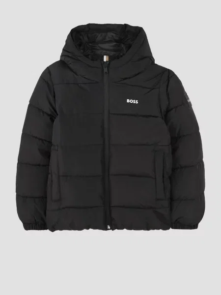 Детская куртка Boss черная