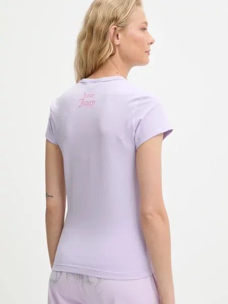 Футболка Juicy Couture фиолетовая