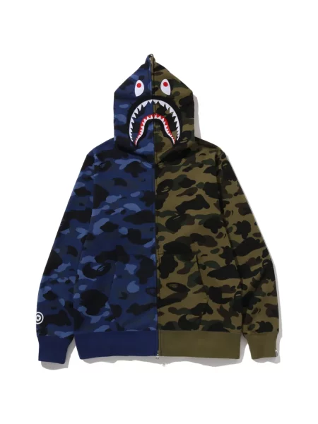 Hanorac cu glugă A Bathing Ape® albastru