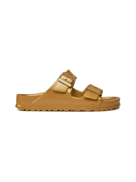 Dámske Zlaté šľapky Birkenstock Arizona Eva Narrow modrá