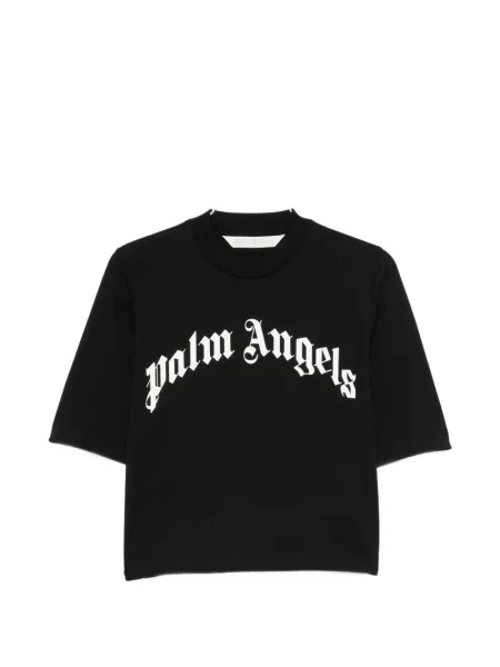 Tricou Palm Angels cu imagine negru