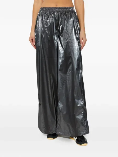 Дънки Adidas с принт с леопардов принт сребристо