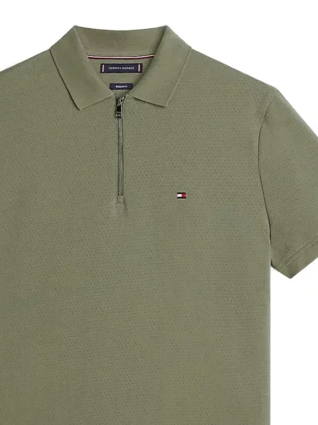 Tricou polo Tommy Hilfiger verde