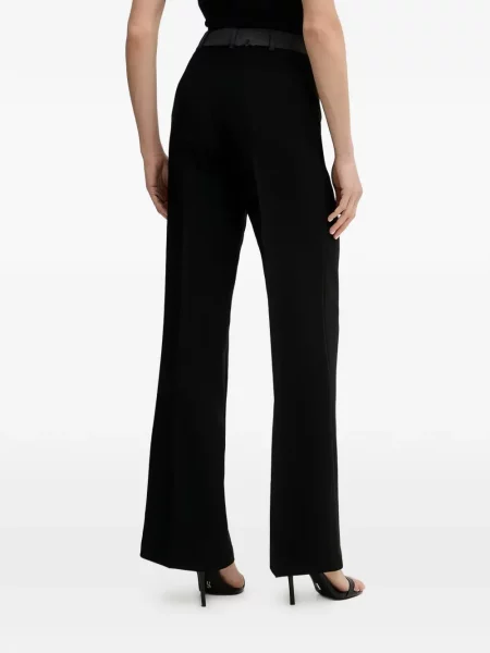 Pantaloni cu talie înaltă Morgan negru